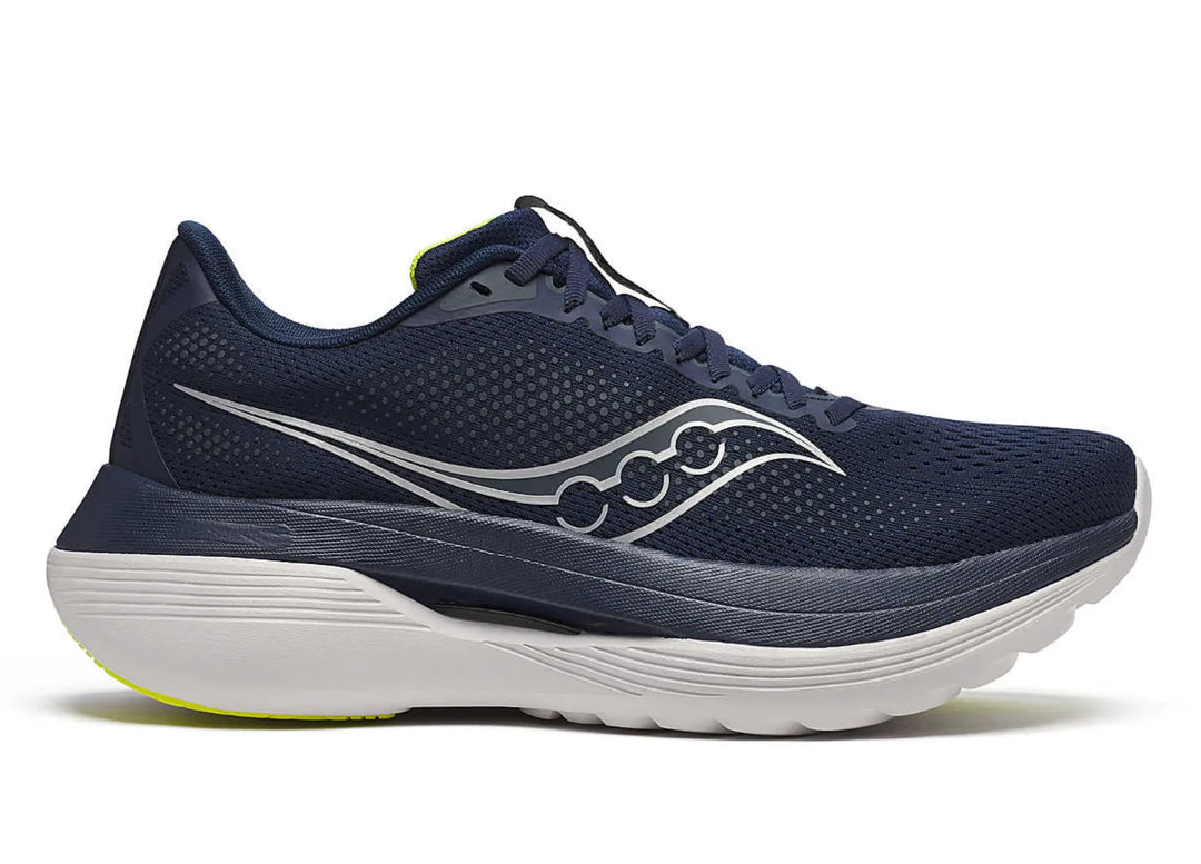 Men's Saucony Endorphin Trainer, Navy/Primrose, 10 D Medium