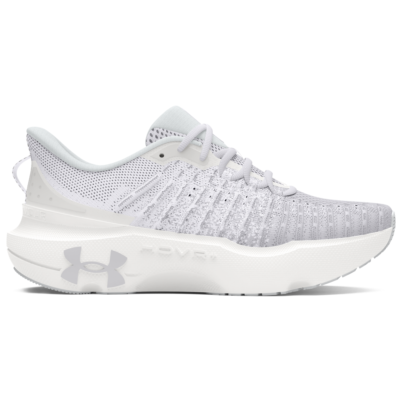 Men's Under Armour Infinite Elite, White/Grey, 9 D Medium