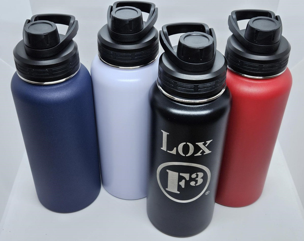 F3 Personalized 32 oz Water Bottles