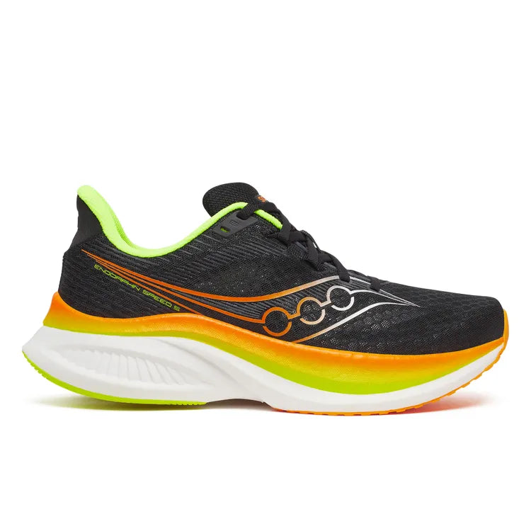 Men's Saucony Endorphin Speed 5, Black/V02, 7 D Medium