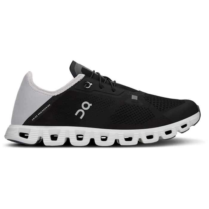 Men's On Cloud 5 Coast, Black/Shadow, 7 D Medium