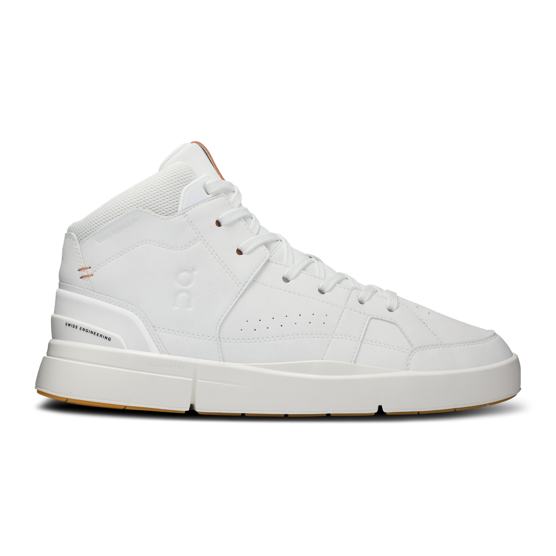 Men's On The Roger Clubhouse Mid 2, White/Sandstone, 10.5 D Medium