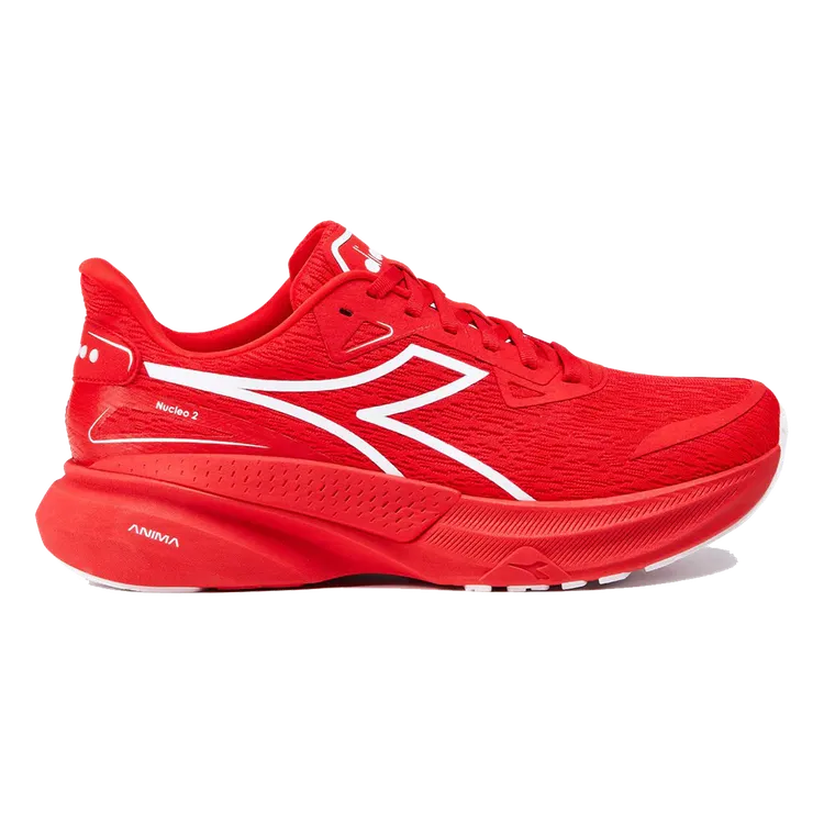 Men's Diadora Nucleo 2, Fiery Red/White