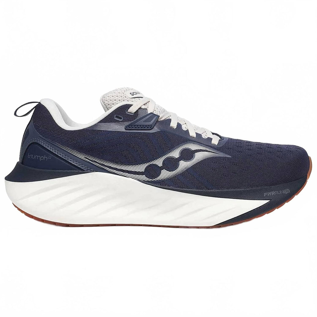 Men's Saucony Triumph 22, Navy/Gum, 7 D Medium