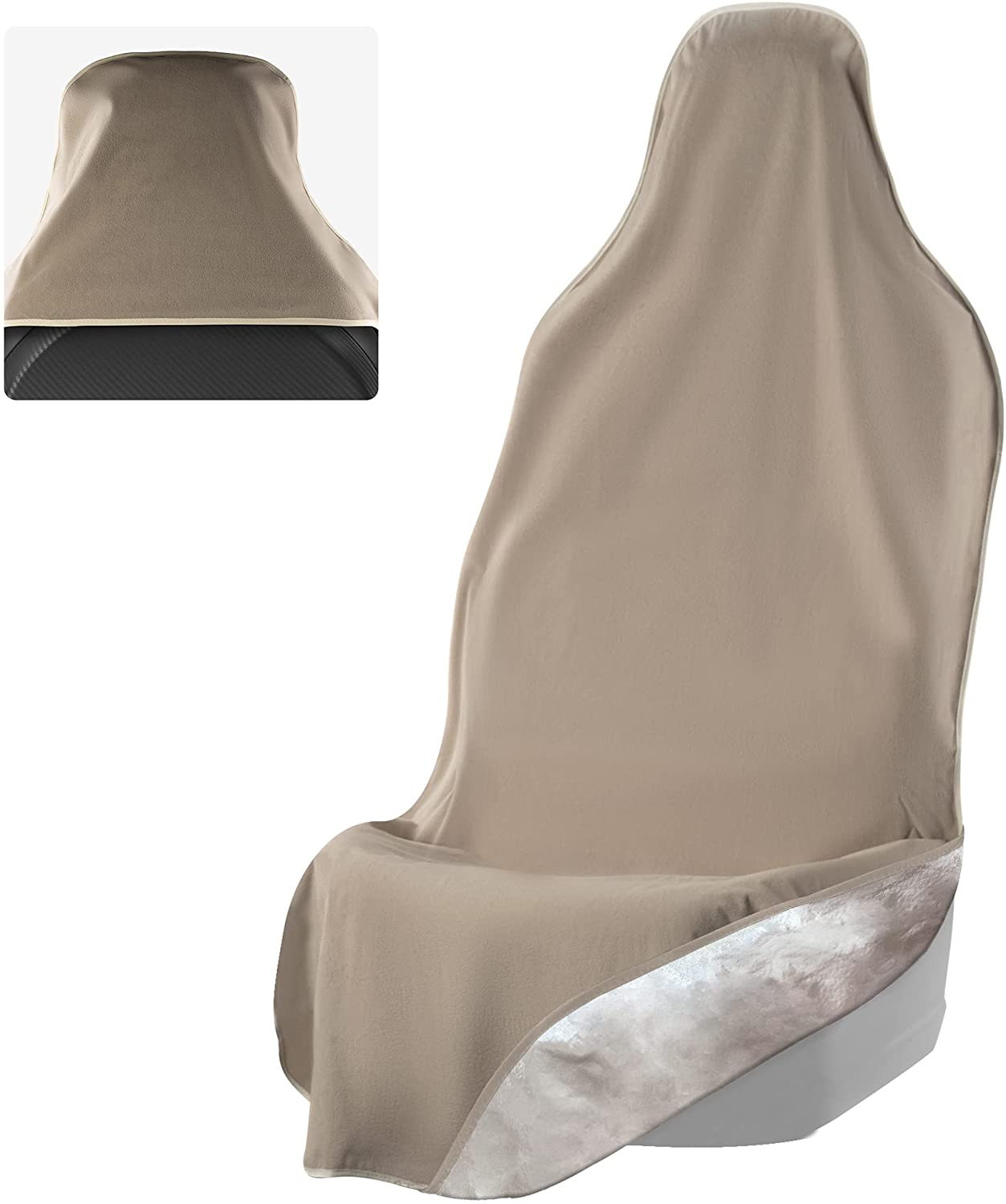 EliteSport+ Non-Slip Waterproof Seat Cover - Tan