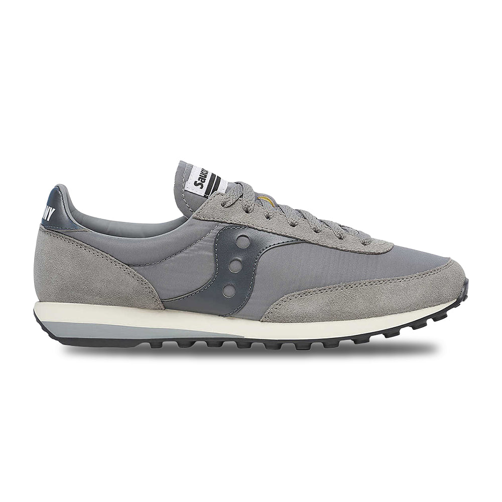 Men's Saucony Trainer 80, Grey/Grey, 12 D Medium