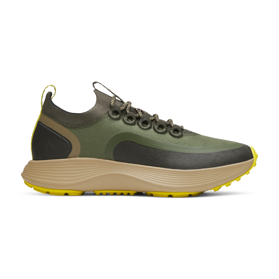 Men's Allbirds Strider Explore, Rustic Green/Hazy Beige, 10.5 D Medium