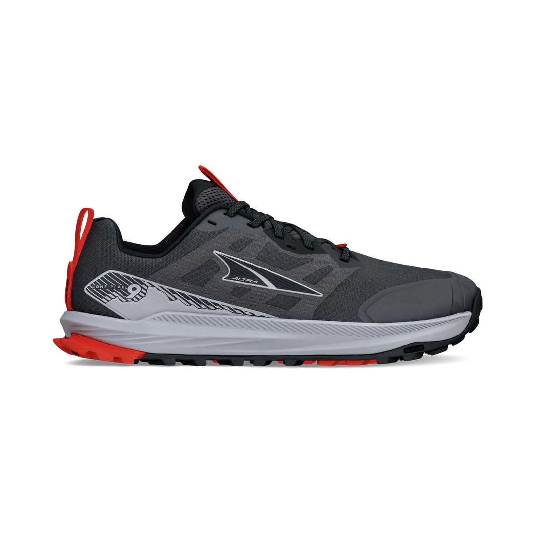Men's Altra Lone Peak 9, Dark Shadow, 9 B Narrow