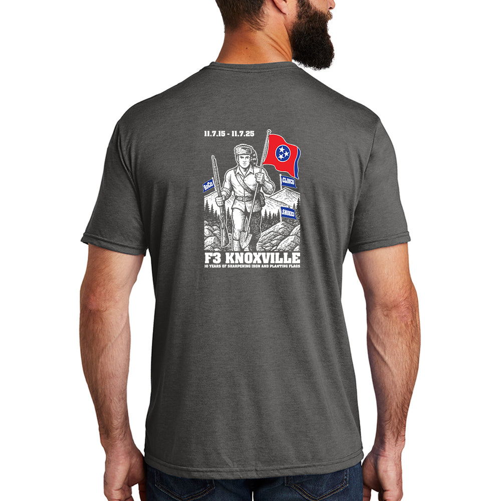 F3 Knoxville 10-Year Anniversary Shirt Pre-Order October 2025