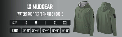 MudGear All-Weather Warrior Hoodie - Olive Drab Green