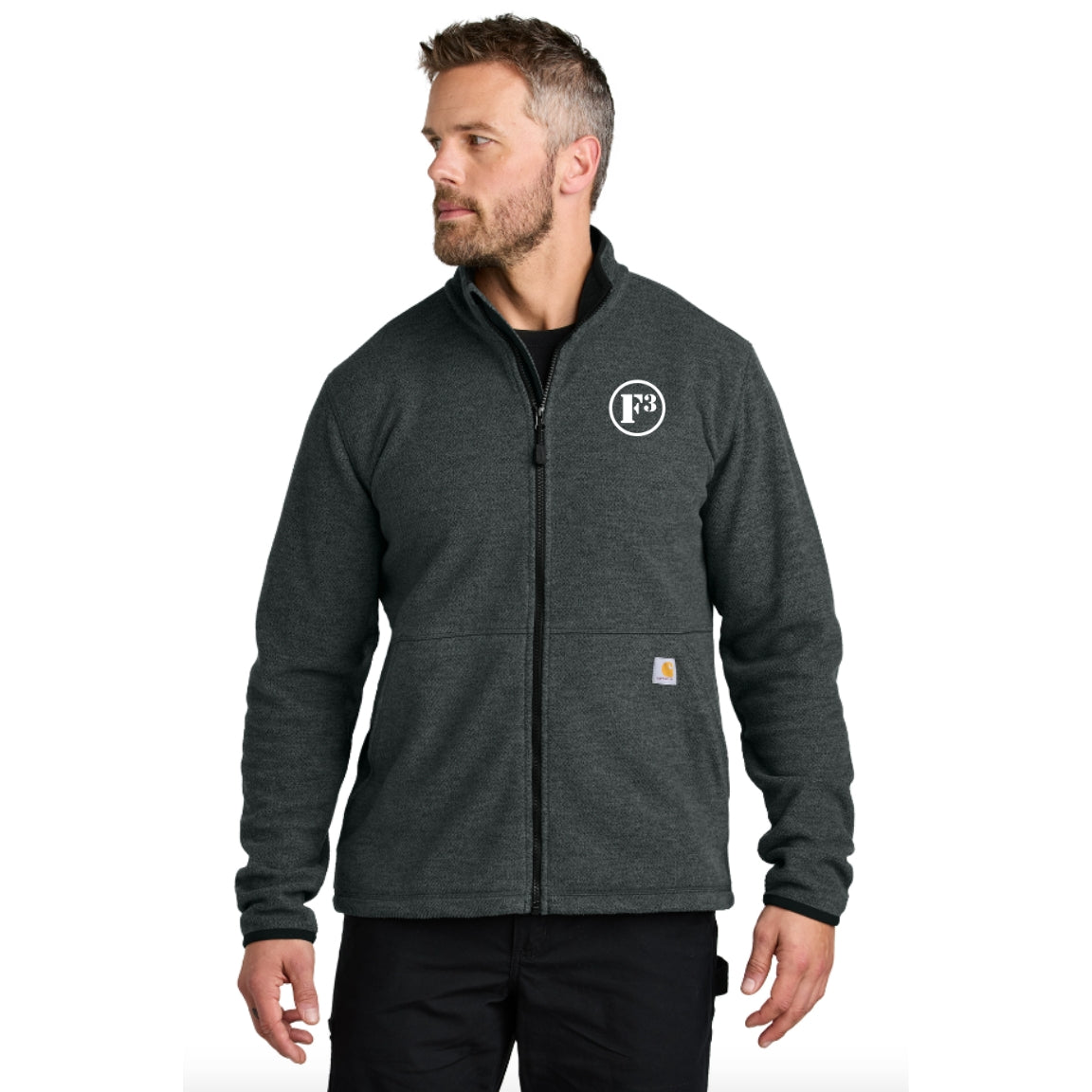 F3 Carhartt® Textured Full-Zip Fleece Jacket - Made to Order