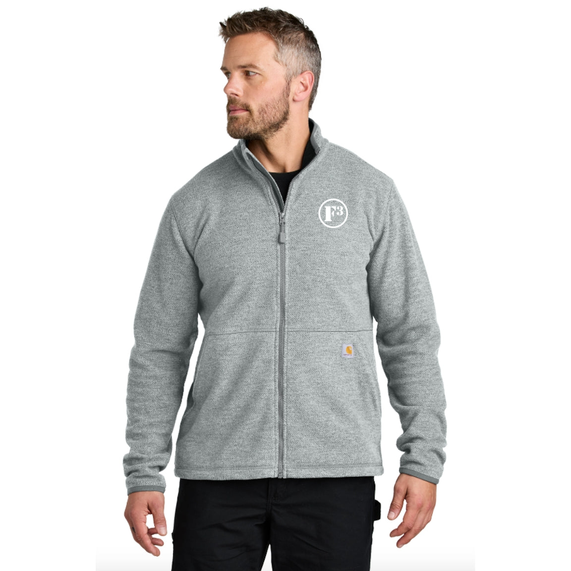 F3 Carhartt® Textured Full-Zip Fleece Jacket - Made to Order