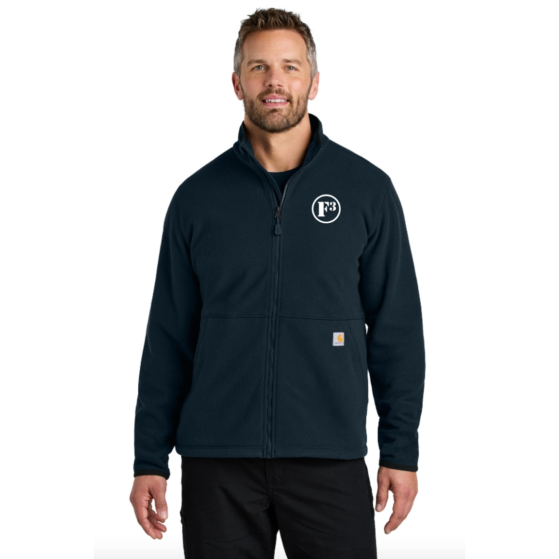 F3 Carhartt® Textured Full-Zip Fleece Jacket - Made to Order