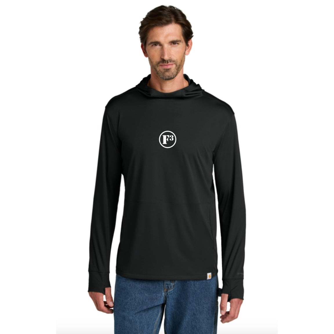 F3 Carhartt Force® Sun Defender™ Long Sleeve Hooded T-Shirt - Made to Order