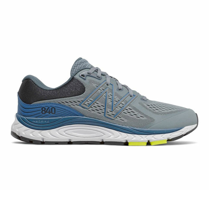 Men's New Balance Fresh Foam 840v5, Ocean Grey/Oxygen Blue, 10 D Medium