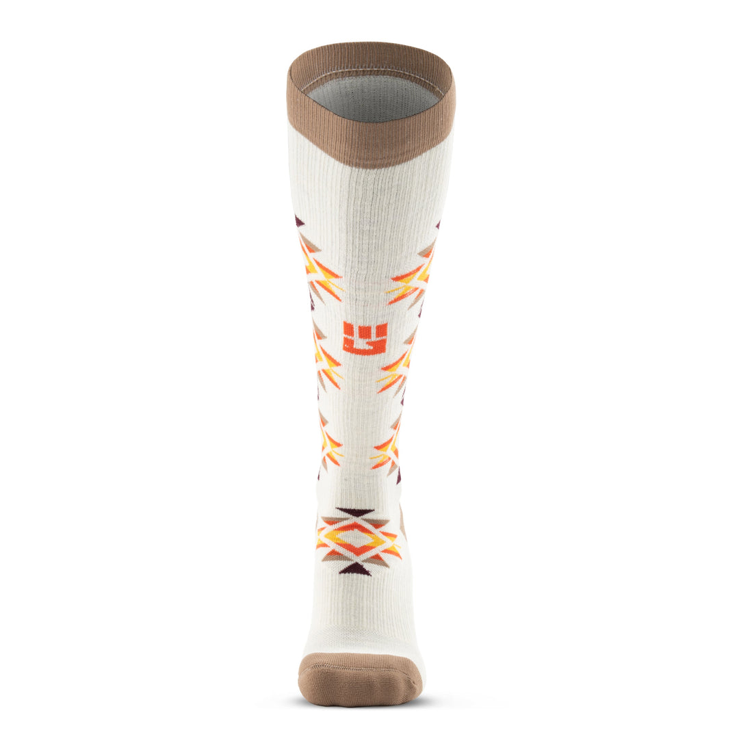 MudGear Mesa Horizon Tall Compression Socks - Tan/Brown (1 Pair)