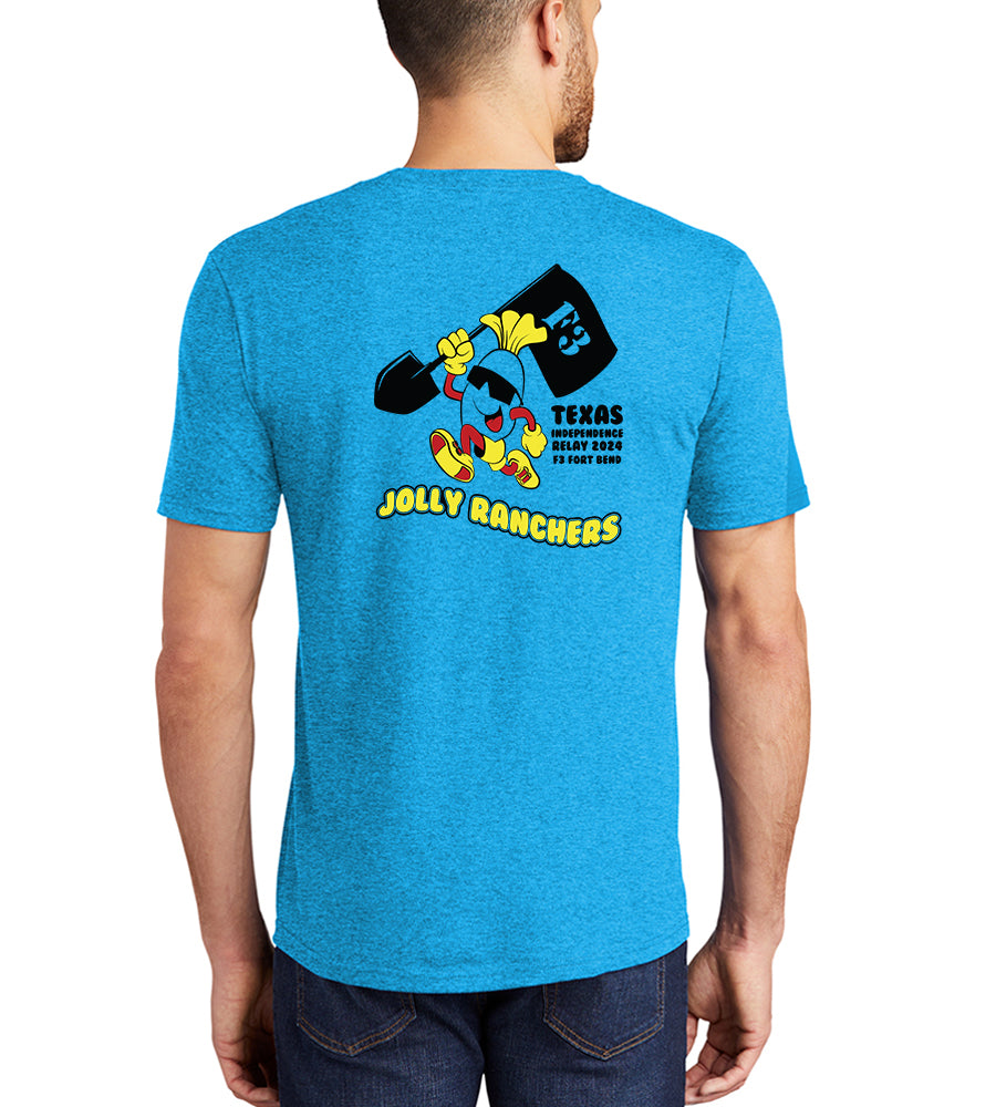 F3 Fort Bend Jolly Ranchers TIR 24' - Red, Bright Yellow and Black logo Pre-Order January 2024