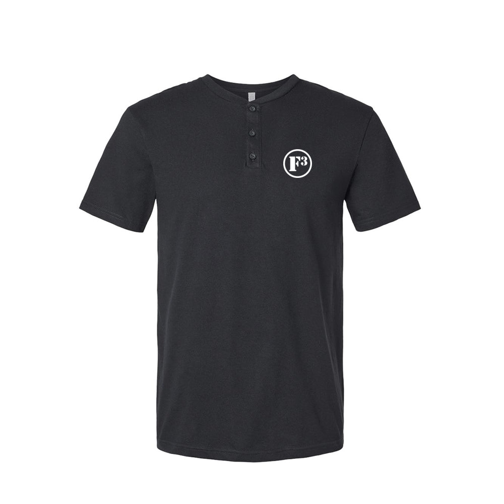 CLEARANCE ITEM - F3 Logo Henley Shirt