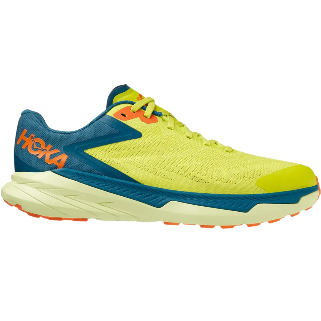 Men's Hoka One One Zinal, Evening Primrose/Blue Coral, 10.5 D Medium