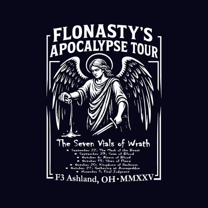 F3 Ashland Ohio Apocalypse Shirt Pre-Order September 2025