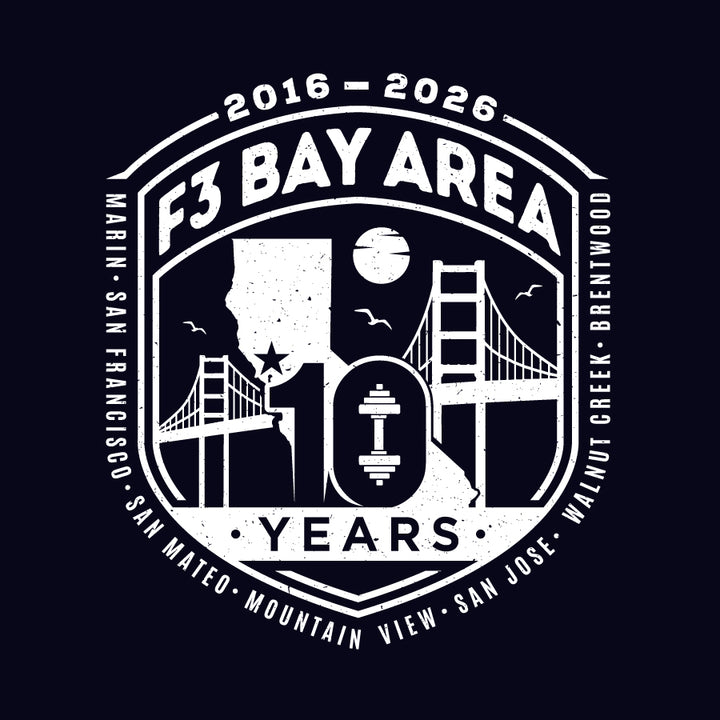 F3 Bay Area 10-Year Anniversary Pre-Order February 2026