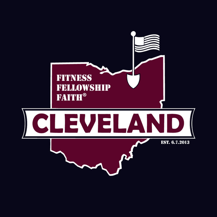 F3 Cleveland in Maroon on White Logo Pre-Order October 2025