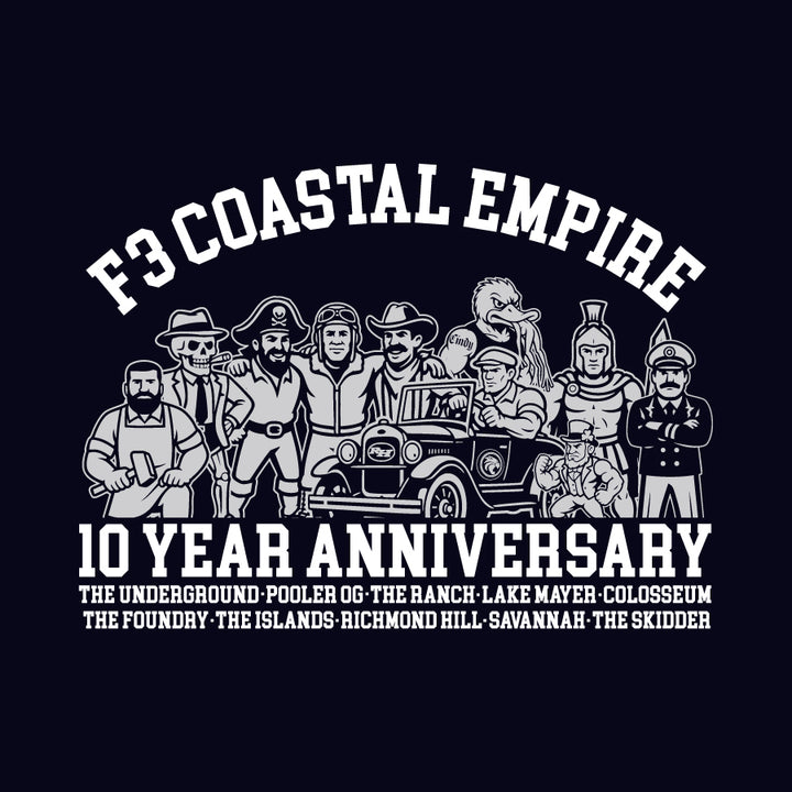 F3 Coastal Empire 10yr Anniversary Pre-Order September 2025