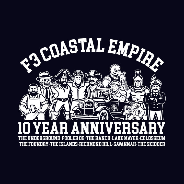 F3 Coastal Empire 10 Year Anniversary Pre-Order November 2025