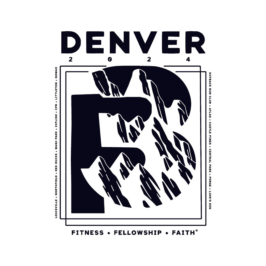 F3 Denver 2024 Black Logo Pre-Order October 2024