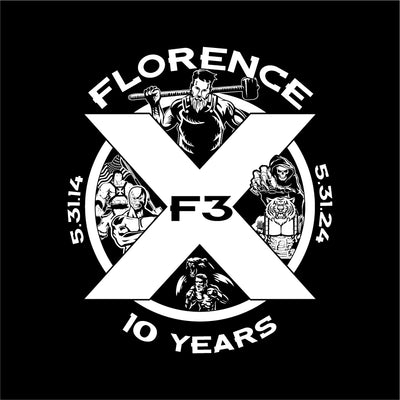 F3 Florence 10 Year Anniversary Pre-Order April 2024