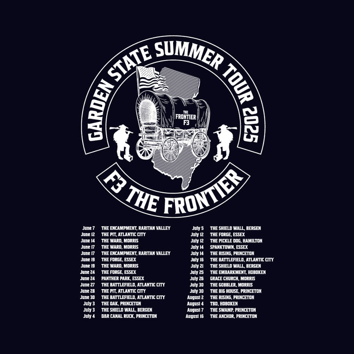 F3 Frontier Garden State Summer Tour 2025 Pre-Order September 2025
