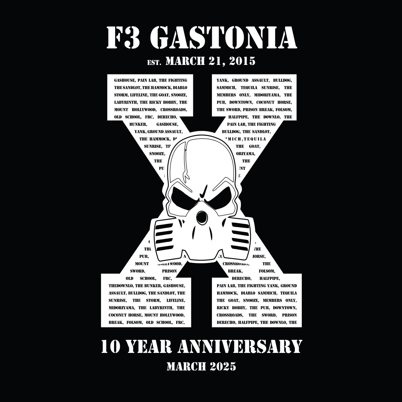 F3 Gashouse 10 Year Anniversary Pre-Order February 2025