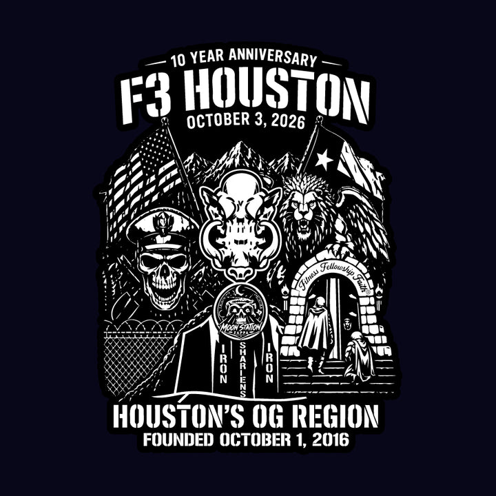 F3 Houston 10 Year Anniversary Part 2 Pre-Order September 2026