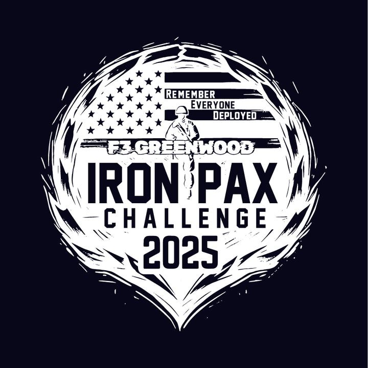 F3 Iron Pax Challenge 2025 National Pre-Order August 2025