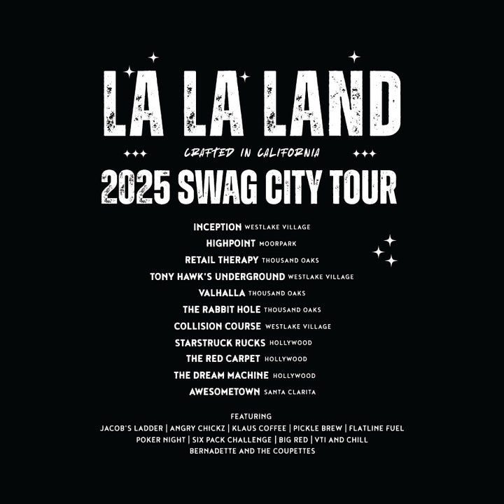 F3 La La Land 2025 Swag City Tour Pre-Order June 2025