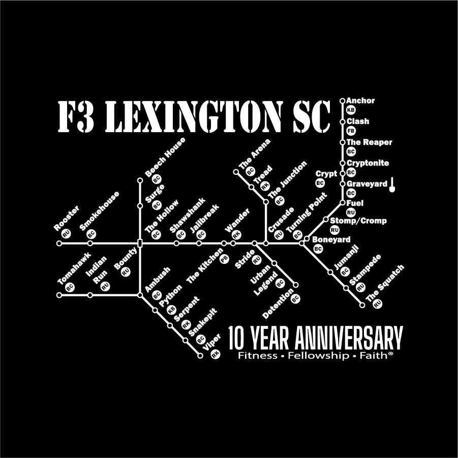 F3 Lexington 10 Year Anniversary Pre-Order February 2024