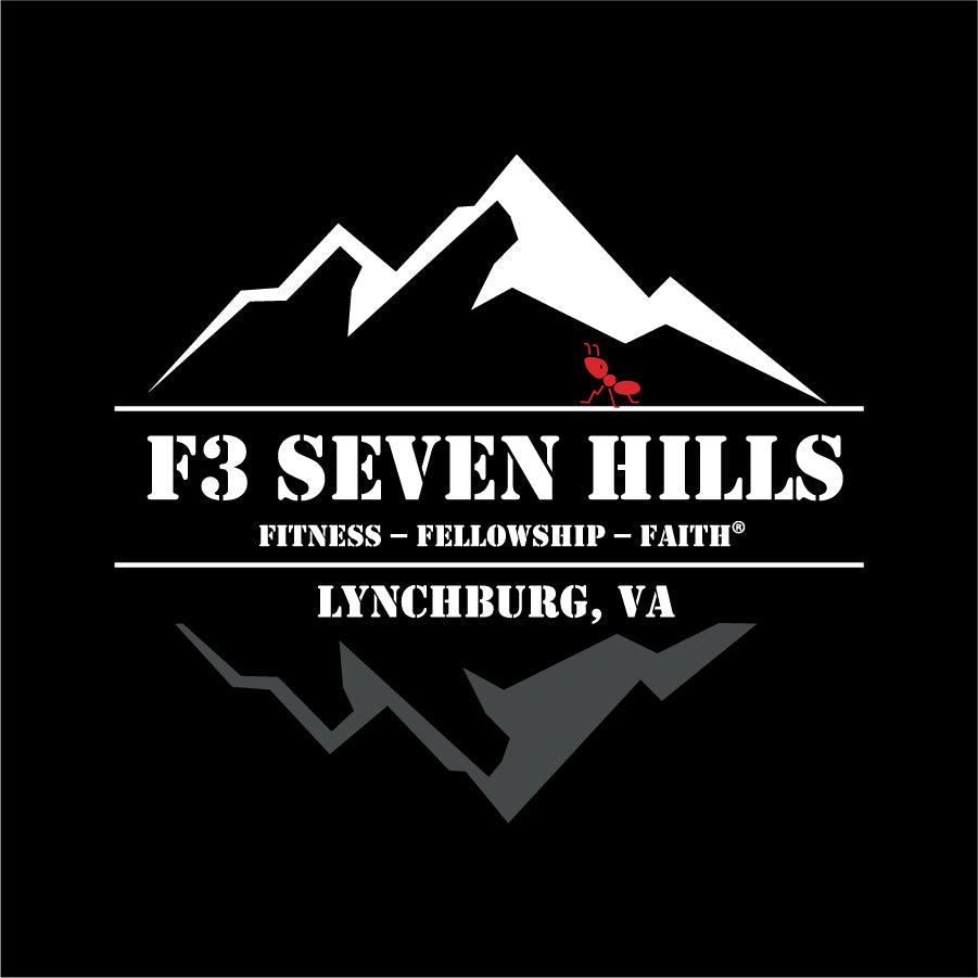 F3 Lynchburg Seven Hills (White, Grey and Red Ink) Pre-Order January 2024