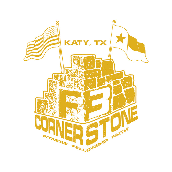 F3 MKT The Cornerstone Athletic Gold Logo Pre-Order September 2024