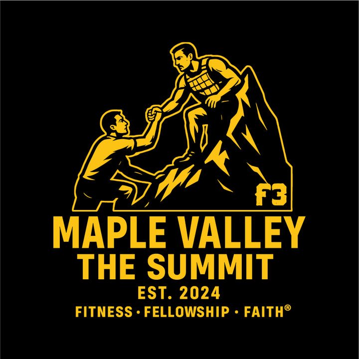 F3 Maple Valley The Summit in Gold Logo Pre-Order May 2025