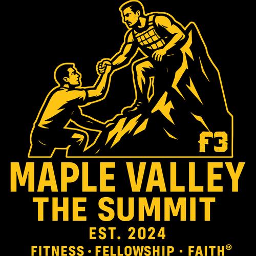 F3 Maple Valley The Summit in Gold Logo (Made to Order DTF)