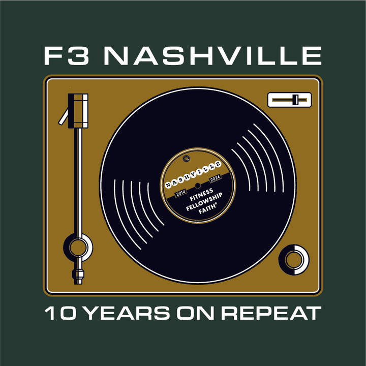 F3 Nashville 10th Anniversary Pre-Order September 2024