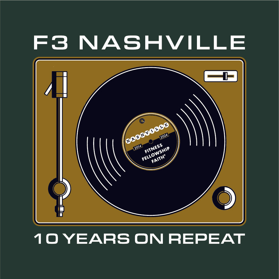 F3 Nashville 10th Anniversary Pre-Order September 2024