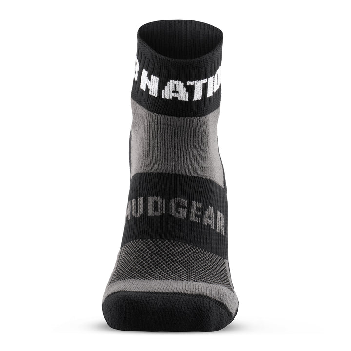 F3 Nation MudGear Quarter (¼) Crew Socks (1-pair pack) - New Style