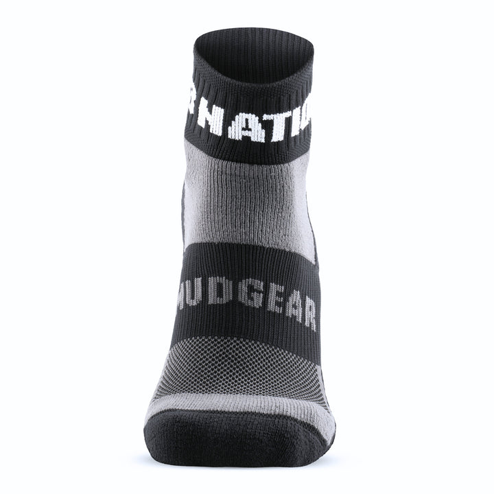 F3 Nation MudGear Quarter (¼) Crew Socks (1-pair pack) - New Style