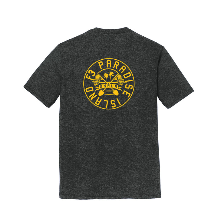 F3 Omaha Paradise Island in Gold Logo (Made to Order DTF)