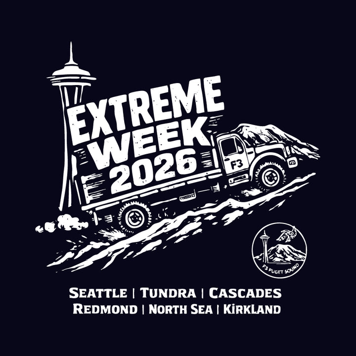 F3 Puget Sound 2026 Extreme Week Pre-Order March 2026