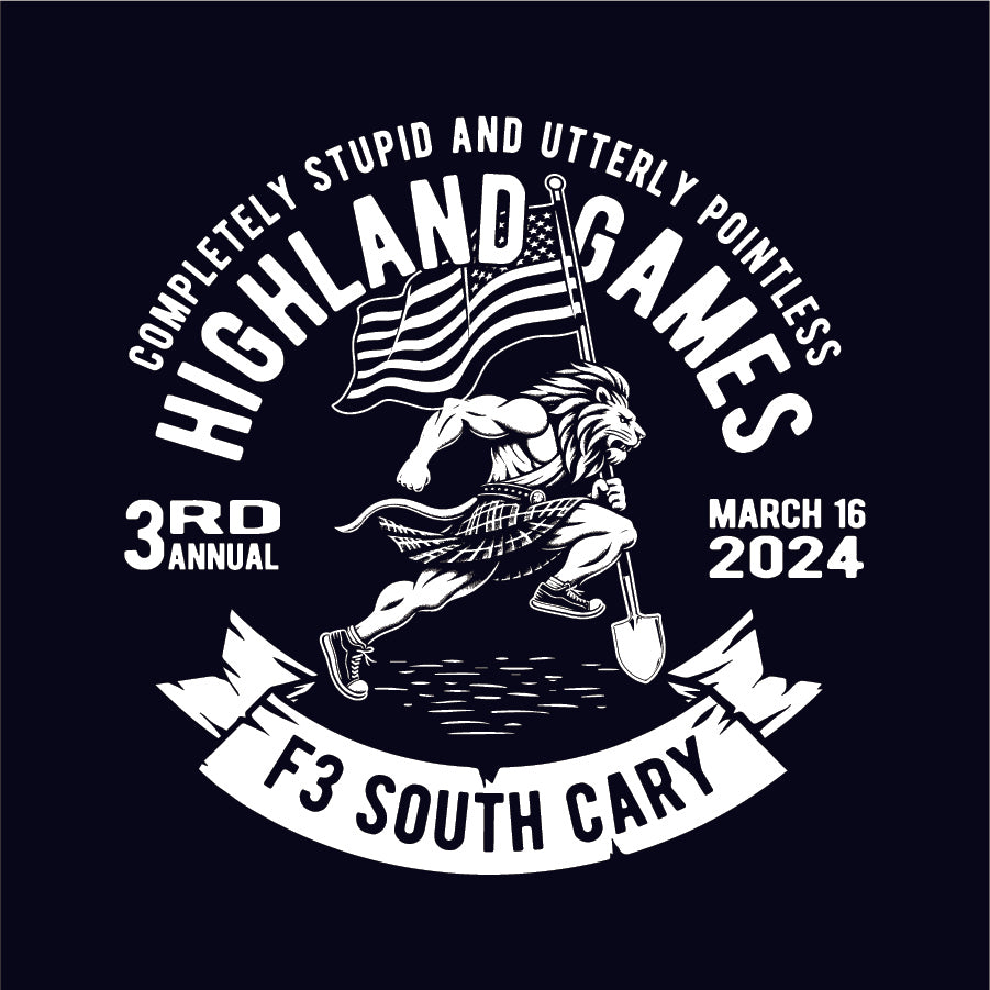 F3 South Cary 2024 Highland Games CSAUP Pre-Order January 2024