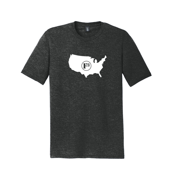 F3 USA Map Inverse Shirt (Made to Order DTF)