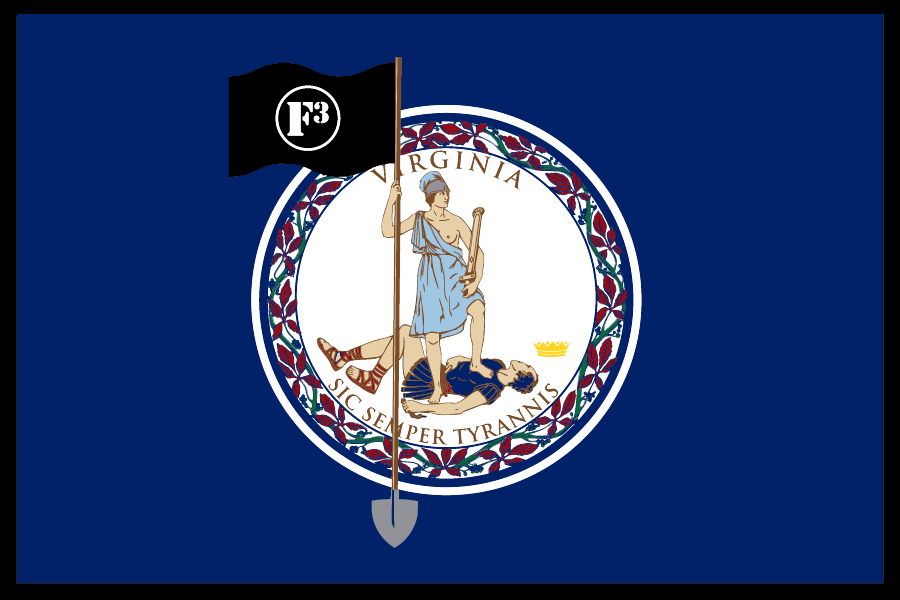 F3 Virginia Flag Patch