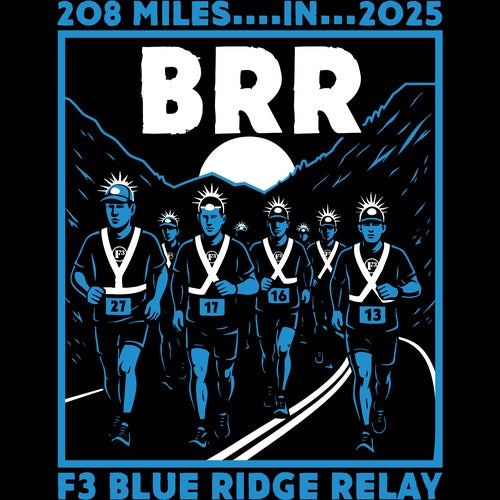 F3 2025 BRR - Blue Ridge Relay (Made to Order DTF) – The F3 Gear Store